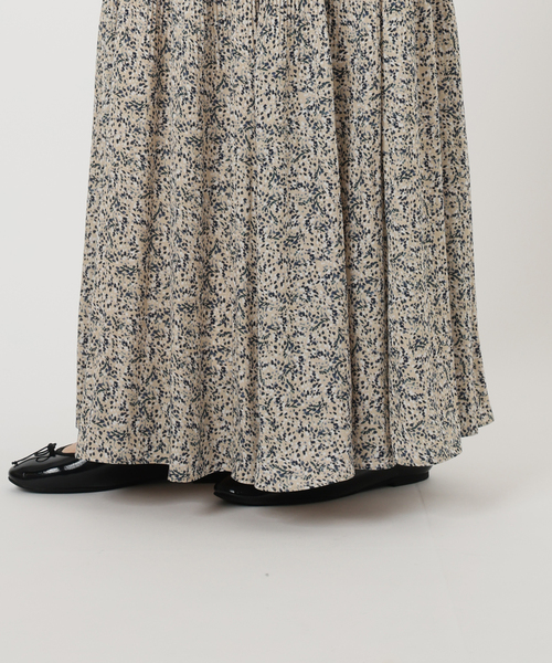 セール】ミュゲットパターン フェードプリーツスカート（スカート