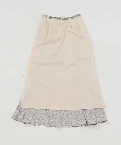 セール】ミュゲットパターン フェードプリーツスカート（スカート