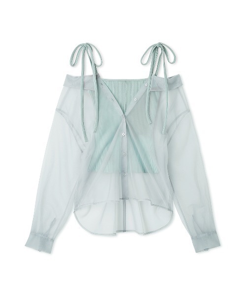 FRAY I.D（フレイアイディー）の「ショルダーリボンニットレイヤード