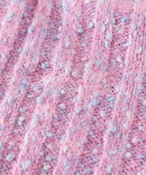 GANNI（ガニー）の「GANNI Alpaca Cotton Mix Highneck K2331（ニット/セーター・レディース・ピンク・SMALL）」の5枚目の写真