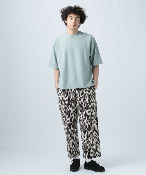 Champion(チャンピオン)の「【Champion(チャンピオン)】別注GARMENT DYE半袖Tシャツ(Tシャツ/カットソー・メンズ・ベビーピンク/クリアブルー/チャコール・MEDIUM/LARGE)」の6枚目の写真