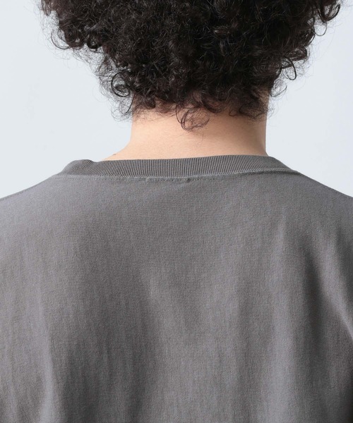 Champion(チャンピオン)の「【Champion(チャンピオン)】別注GARMENT DYE半袖Tシャツ(Tシャツ/カットソー・メンズ・ベビーピンク/クリアブルー/チャコール・MEDIUM/LARGE)」の13枚目の写真