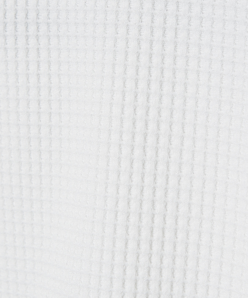 AH ABAHOUSE（エーエイチアバハウス）の「【AH ABAHOUSE】PERFECTEX ハンドステッチ ワッフル 半袖Tシャツ（Tシャツ/カットソー・メンズ・ホワイト/ブラック/グレイッシュベージュ・46/48）」の16枚目の写真