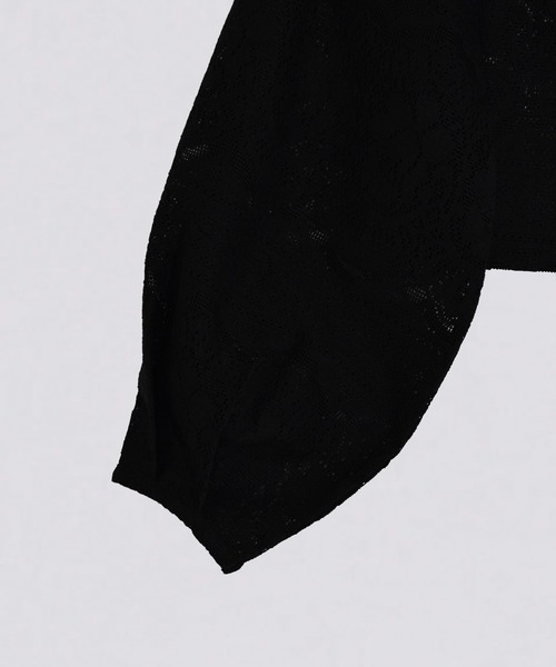 kiehtova(キエトヴァ)の「【kiehtova】LACE VOLUMESLEEVE BLOUSE/レース ボリュームスリーブ ブラウス KTWR27(シャツ/ブラウス・レディース・ホワイト/ブラック・FREE)」の7枚目の写真