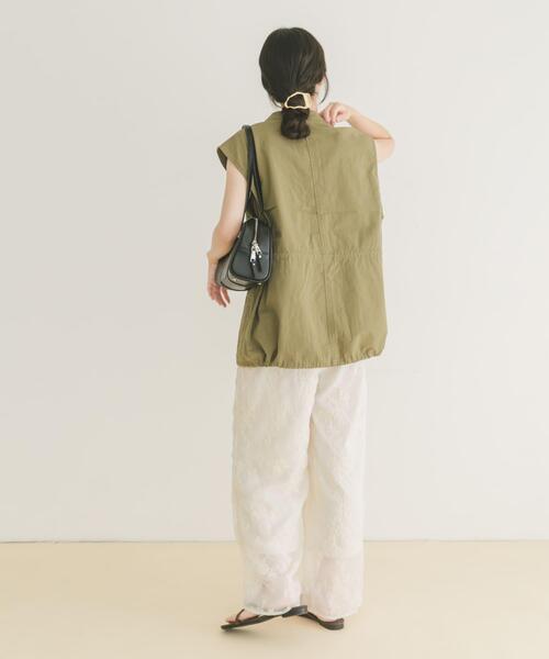 ITEMS URBANRESEARCH（アイテムズ アーバンリサーチ）の「ミリタリージレ（その他アウター・レディース・カーキ/ブラック・FREE）」の3枚目の写真