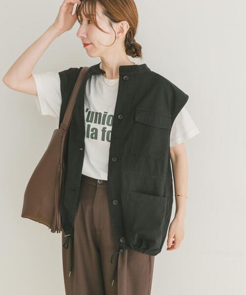 ITEMS URBANRESEARCH（アイテムズ アーバンリサーチ）の「ミリタリージレ（その他アウター・レディース・カーキ/ブラック・FREE）」の11枚目の写真