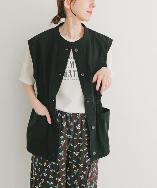 ITEMS URBANRESEARCH（アイテムズ アーバンリサーチ）の「ミリタリージレ（その他アウター・レディース・カーキ/ブラック・FREE）」の16枚目の写真