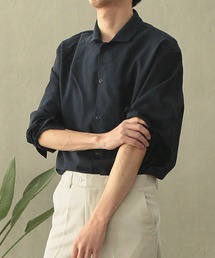 LASOA（ラソア）の「長袖ベーシックカラーシャツ/L00028（シャツ/ブラウス）」