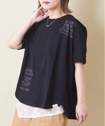 CUBE SUGAR | OE天竺汗染み防止加工ドルマンスリーブTシャツ(Tシャツ/カットソー)