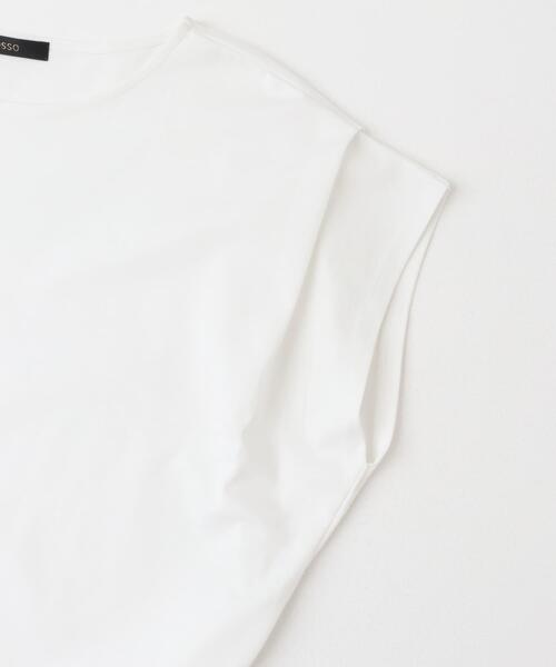 URBAN RESEARCH ROSSO WOMEN（アーバンリサーチ　ロッソ）の「『WEB/一部店舗限定』ドライドルマンプルオーバー（Tシャツ/カットソー・レディース・オフホワイト/ミント/ダークブラウン・FREE）」の12枚目の写真