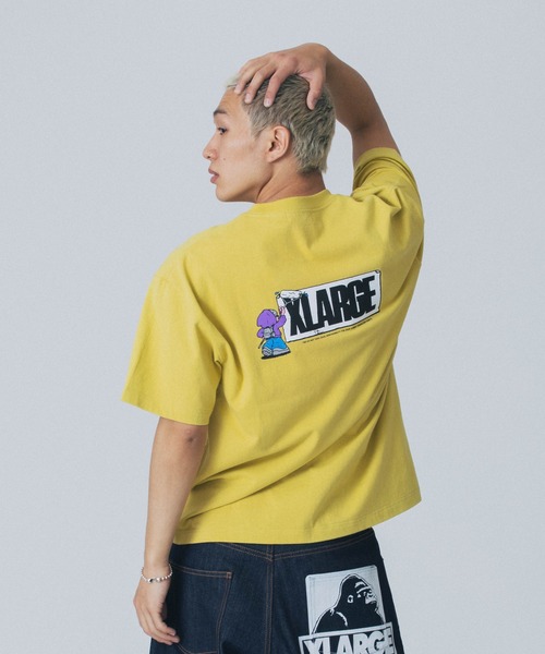 XLARGE（エクストララージ）の「STREET VANDALISM S/S TEE（Tシャツ/カットソー・メンズ・ホワイト/ブラック/イエロー・XL/S/M/L）」の21枚目の写真