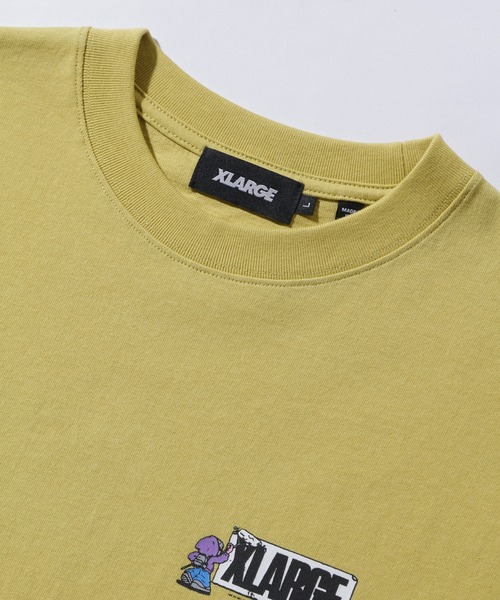 XLARGE（エクストララージ）の「STREET VANDALISM S/S TEE（Tシャツ/カットソー・メンズ・ホワイト/ブラック/イエロー・XL/S/M/L）」の12枚目の写真