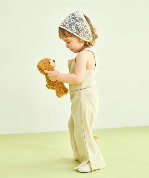 sea and shells by pairmanon（シーアンドシェルズバイペアマノン）の「【sea and shells by pairmanon】バッククロス メロー リブ キャミソール（その他ベビーウェア・キッズ・アイボリー/グリーン/ブラウン・90/80/110/100）」の22枚目の写真