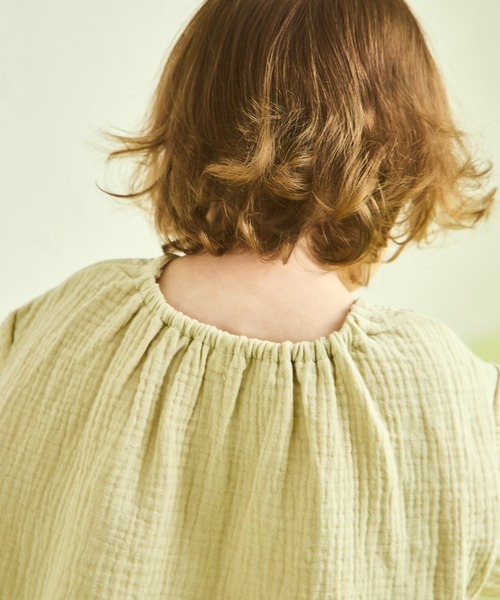 sea and shells by pairmanon（シーアンドシェルズバイペアマノン）の「【sea and shells by pairmanon】フリンジ付き リラックス セットアップ（その他ベビーウェア・キッズ・アイボリー/グリーン系その他/ブラウン・100/110/80/90）」の19枚目の写真