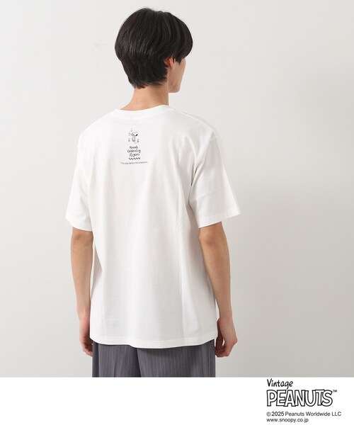 PEANUTS(ピーナッツ)の「75周年PEANUTSデザイン半袖Tシャツ(Tシャツ/カットソー・メンズ・オフホワイト/ホワイト系3/ブラック系その他/スミクロ・01/02/03)」の7枚目の写真