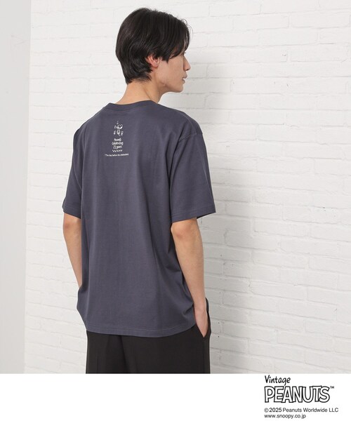 PEANUTS(ピーナッツ)の「75周年PEANUTSデザイン半袖Tシャツ(Tシャツ/カットソー・メンズ・オフホワイト/ホワイト系3/ブラック系その他/スミクロ・01/02/03)」の14枚目の写真