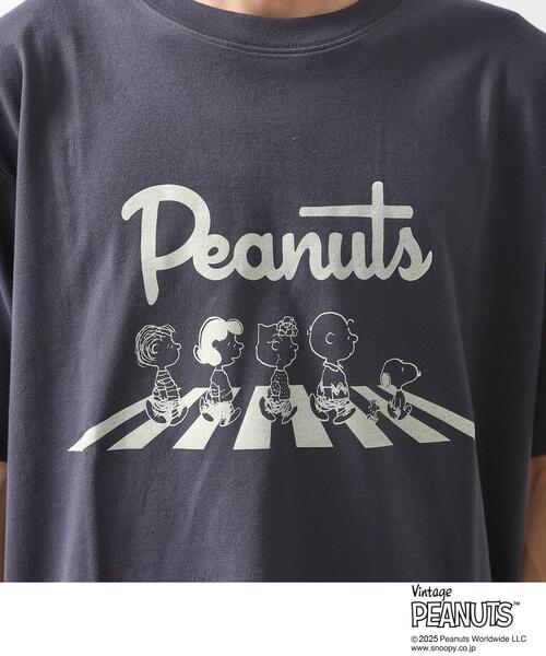 PEANUTS(ピーナッツ)の「75周年PEANUTSデザイン半袖Tシャツ(Tシャツ/カットソー・メンズ・オフホワイト/ホワイト系3/ブラック系その他/スミクロ・01/02/03)」の16枚目の写真