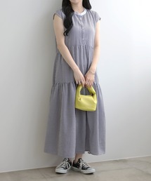 Fit more ワンピース 水色 Fit more｜フィットモアのワンピース/ドレス（ブルー・ネイビー
