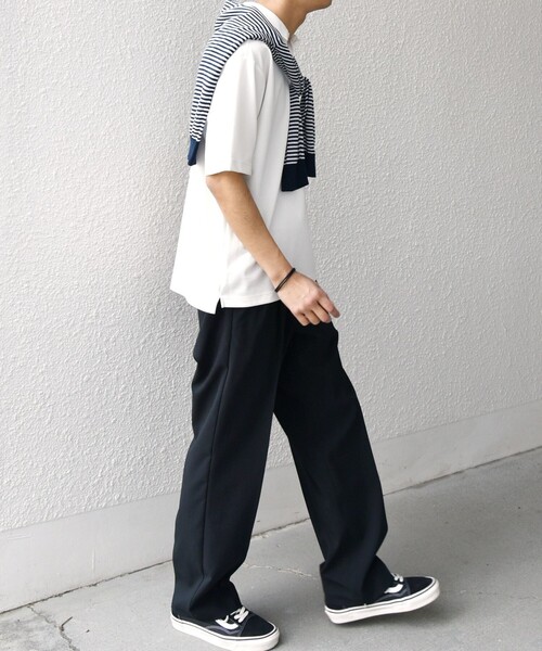 SHIPS any(シップス エニィ)の「【WEB限定】SHIPS any:〈接触冷感〉COOL TOUCH スムース リラックス ポロシャツ◆(ポロシャツ・メンズ・ホワイト/ダークグレー/ベージュ/ブラック・MEDIUM/LARGE/X-LARGE)」の6枚目の写真