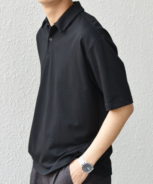 SHIPS any(シップス エニィ)の「【WEB限定】SHIPS any:〈接触冷感〉COOL TOUCH スムース リラックス ポロシャツ◆(ポロシャツ・メンズ・ホワイト/ダークグレー/ベージュ/ブラック・MEDIUM/LARGE/X-LARGE)」の18枚目の写真