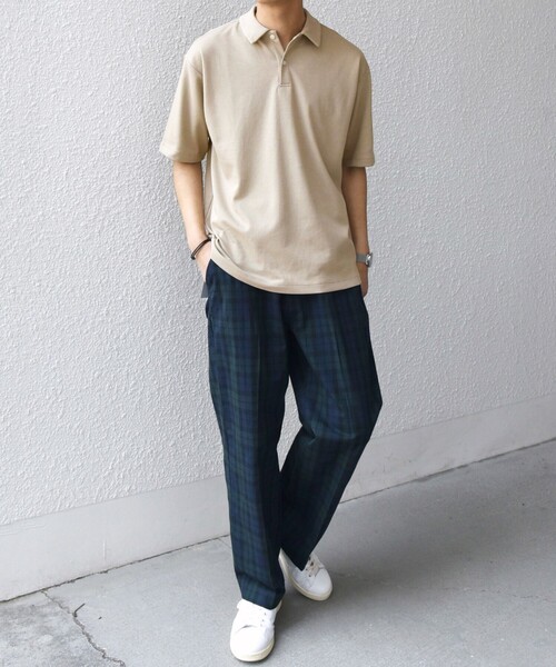 SHIPS any(シップス エニィ)の「【WEB限定】SHIPS any:〈接触冷感〉COOL TOUCH スムース リラックス ポロシャツ◆(ポロシャツ・メンズ・ホワイト/ダークグレー/ベージュ/ブラック・MEDIUM/LARGE/X-LARGE)」の20枚目の写真