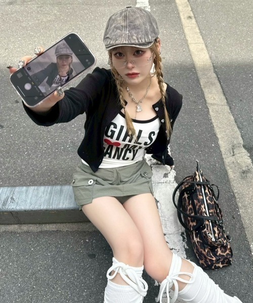 キャミソール 「FANCY CLUB」GIRLS MY FANCY SLEEVELESS FANCY CLUB】GIRLS MY FANCY SLEEVELESS | OUR BRAND,FANCY CLUB