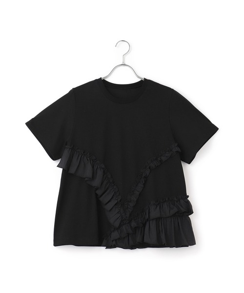 VIP★REDVALENTINO アシンメトリー ラッフル付 トップス VIP☆REDVALENTINO アシンメトリー ラッフル付 トップス (RED