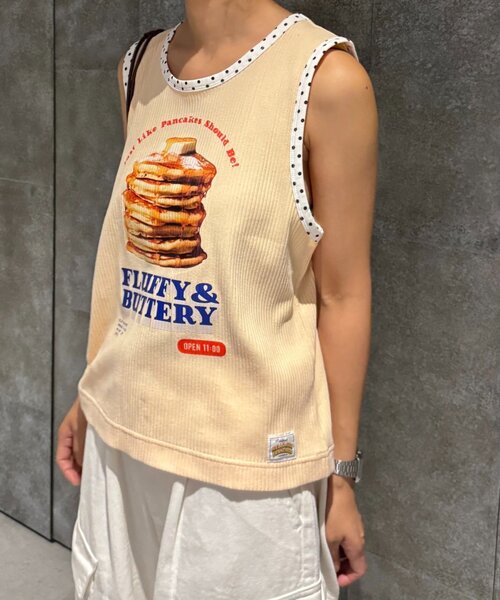 新品 SAPEur BASKET TANK TOP レオパード タンクトップ SAPEur BASKET TANKTOP レオパード ブラウン L サプール タンク