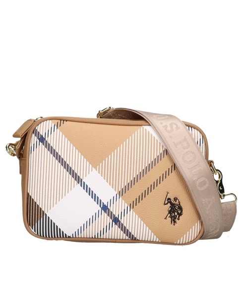 U.S. POLO ASSN.(ユーエスポロアッスン)の「【U.S. POLO ASSN.】 ユーエスポロアッスン シュリンク クロスボディショルダーバッグ USPA-2675(ショルダーバッグ・レディース・グレー系その他/ブラック系その他/ピンク/ブラック/グレー/ネイビー/ピンク系その他/ネイビー系/ブラウン系その他/キャメル・FREE)」の6枚目の写真