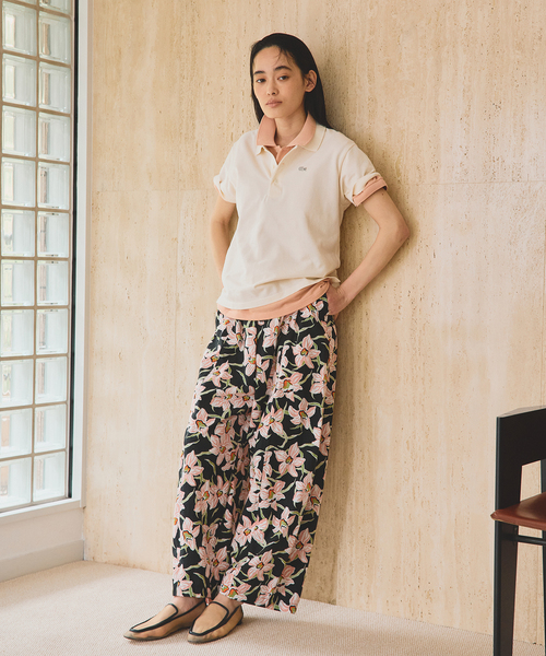 IENA（イエナ）の「LACOSTE/ラコステ 別注 POLO SHIRTS ポロシャツ（ポロシャツ・レディース・オートミール/コバルトブルー/オレンジ系その他・34/36）」の8枚目の写真