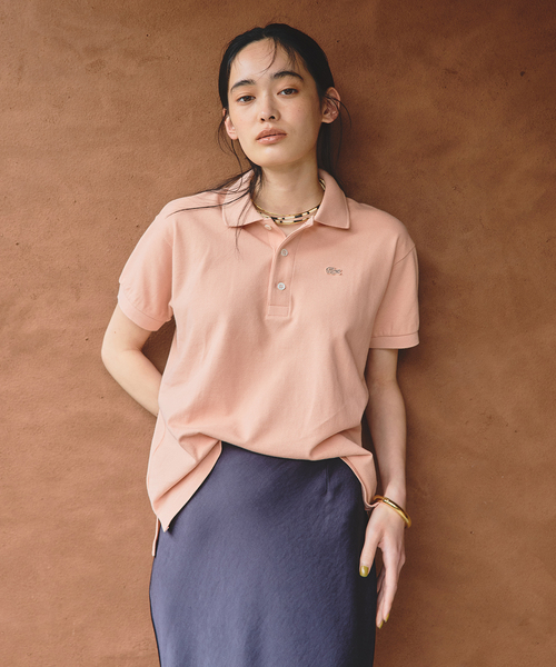 LACOSTE/ラコステ IENA別注 オレンジ IENA（イエナ）の「LACOSTE/ラコステ 別注 POLO SHIRTS ポロシャツ