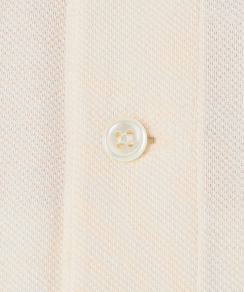 LACOSTE ラコステ IENA別注 ポロシャツ　白　34 LACOSTE/ラコステ 別注 POLO SHIRTS ポロシャツ（ポロシャツ