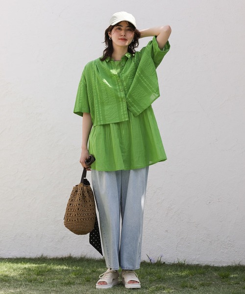 Green　Parks（グリーンパークス）の「OTO.HA.ペーパードロストバック（ショルダーバッグ・レディース・アイボリー/ベージュ・FREE）」の10枚目の写真