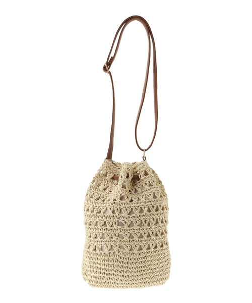 Green　Parks（グリーンパークス）の「OTO.HA.ペーパードロストバック（ショルダーバッグ・レディース・アイボリー/ベージュ・FREE）」の15枚目の写真