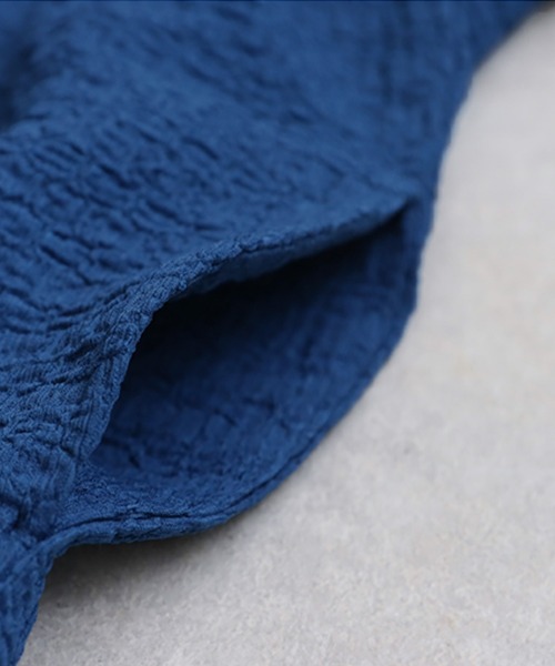 antiqua（アンティカ）の「ジャガードシャツワンピース（シャツワンピース・レディース・ブルー/ブラック・ONESIZE）」の16枚目の写真