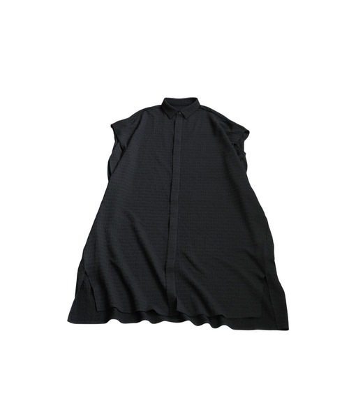 antiqua（アンティカ）の「ジャガードシャツワンピース（シャツワンピース・レディース・ブルー/ブラック・ONESIZE）」の13枚目の写真