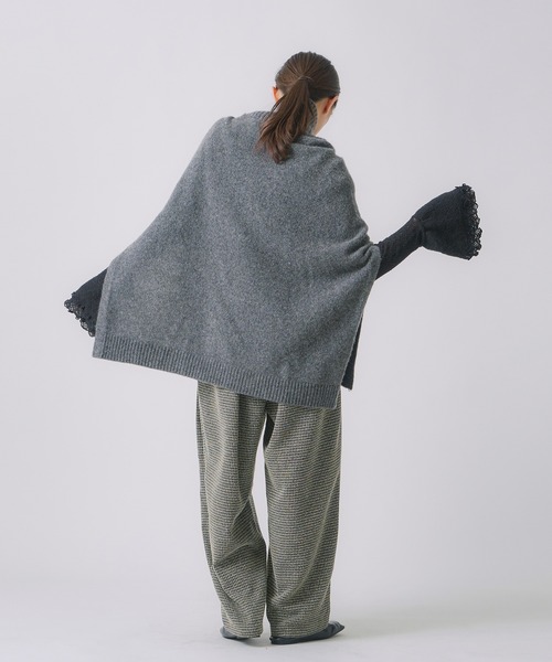 WHYTO.(ホワイト)の「「WHYTO. / ホワイト」タックデザイントラウザー(その他パンツ・レディース・チェック/ネイビー/ブラック・36/38)」の13枚目の写真