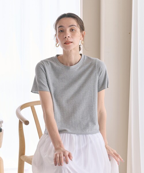 ラメ ショートスリーブ Tシャツ（Tシャツ/カットソー