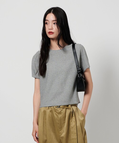BEAUTY&YOUTH UNITED ARROWS（ビューティーアンドユースユナイテッドアローズ）の「ラメ ショートスリーブ Tシャツ（Tシャツ/カットソー・レディース・ベージュ/モカ/グレー系・FREE）」の18枚目の写真