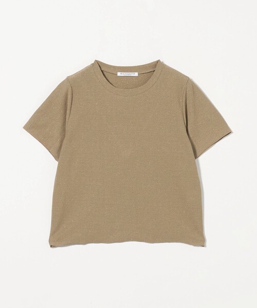 BEAUTY&YOUTH UNITED ARROWS（ビューティーアンドユースユナイテッドアローズ）の「ラメ ショートスリーブ Tシャツ（Tシャツ/カットソー・レディース・ベージュ/モカ/グレー系・FREE）」の4枚目の写真