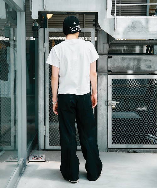 alvana（アルヴァナ）の「別注 JUST FIT TEE（Tシャツ/カットソー・メンズ・ブラック/ホワイト/ブラック系その他2・1/2/3）」の20枚目の写真