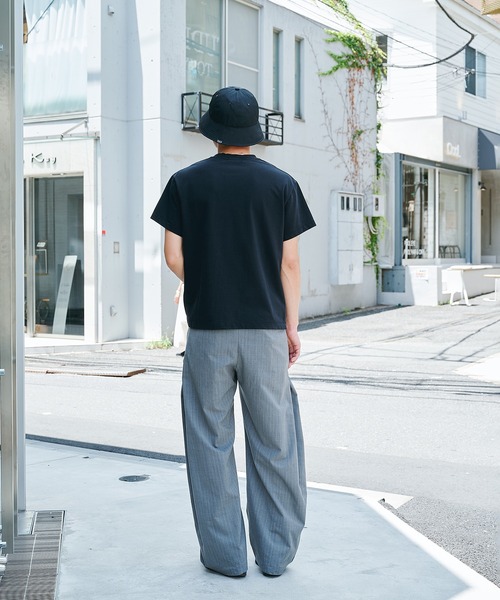 alvana（アルヴァナ）の「別注 JUST FIT TEE（Tシャツ/カットソー・メンズ・ブラック/ホワイト/ブラック系その他2・1/2/3）」の12枚目の写真