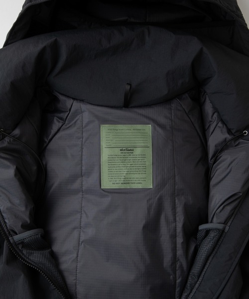 WILD THINGS(ワイルドシングス)の「トランスポートパーカー│TRANSPORT PARKA(ダウンジャケット/コート・メンズ・ホワイト/ダークグレー/ブラック/ダークオリーブ・M/L)」の9枚目の写真