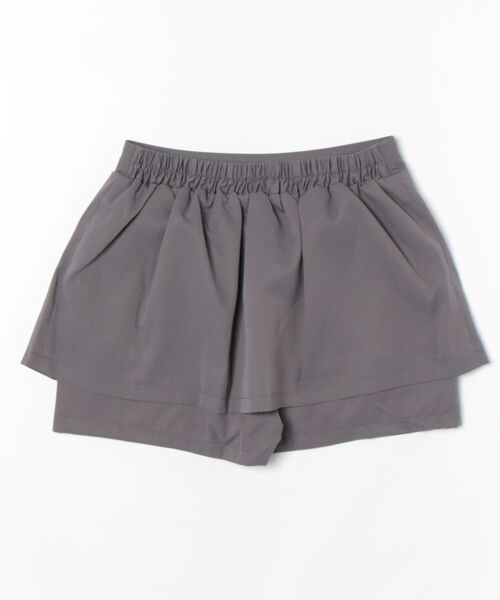 GORGE(ゴージ)の「《プリーツ×裏地付き》レディース ミニショートパンツ スカパン 体型カバー 春夏秋(その他パンツ・レディース・ブラック/チャコール・F)」の12枚目の写真