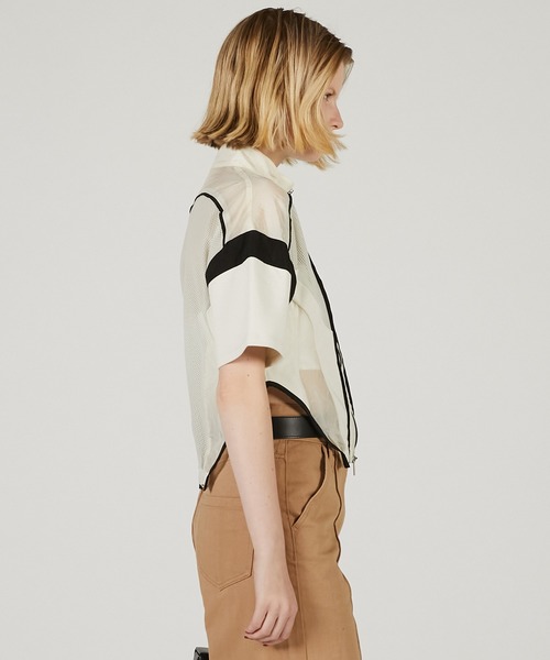 PRANK PROJECT（プランクプロジェクト）の「ハーフスリーブメッシュトラックブルゾン / Half Sleeve Mesh Track Jacket（その他トップス・レディース・ブラック/ブルー/ホワイト・FREE）」の13枚目の写真