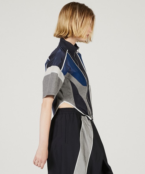 PRANK PROJECT（プランクプロジェクト）の「ハーフスリーブメッシュトラックブルゾン / Half Sleeve Mesh Track Jacket（その他トップス・レディース・ブラック/ブルー/ホワイト・FREE）」の17枚目の写真