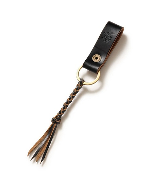 MR.OLIVE(ミスターオリーブ)の「MR.OLIVE/ミスターオリーブ HORWEEN CHROMEXCEL LEATHER/KEY RING キーリング(キーケース/キーアクセサリー・メンズ・ブラック・FREE)」の1枚目の写真