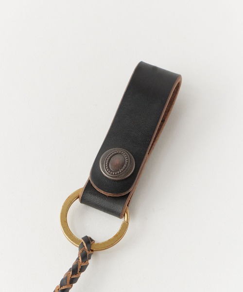 MR.OLIVE(ミスターオリーブ)の「MR.OLIVE/ミスターオリーブ HORWEEN CHROMEXCEL LEATHER/KEY RING キーリング(キーケース/キーアクセサリー・メンズ・ブラック・FREE)」の10枚目の写真