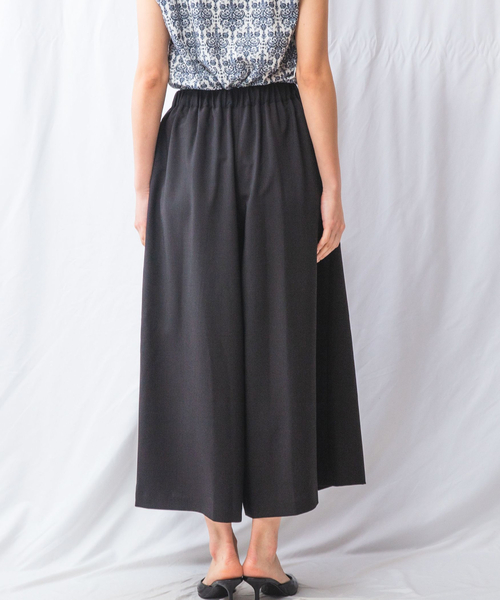 NARACAMICIE（ナラカミーチェ）の「【NARACAMICIE】【セットアップ対応】麻調合繊ワイドパンツ（その他パンツ・レディース・ブラウン/ブラック・XL/M）」の20枚目の写真