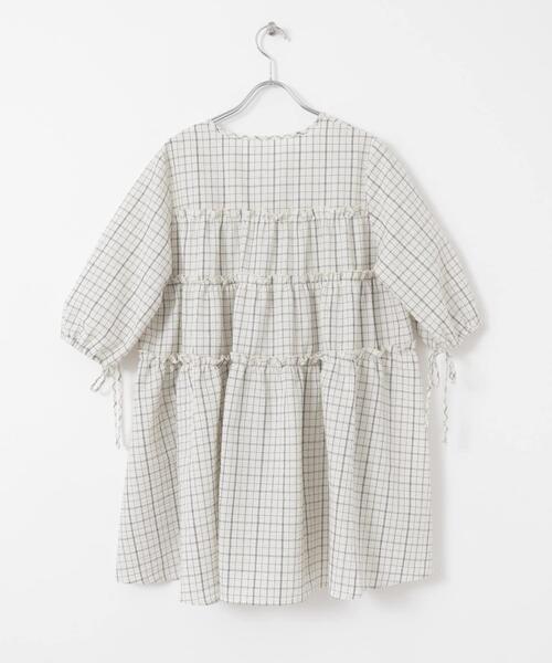 KBF（ケイビーエフ）の「サッカーチェックミニワンピース（ワンピース・レディース・ブラック系その他/ホワイト系その他/ベージュ系その他・ONE）」の22枚目の写真